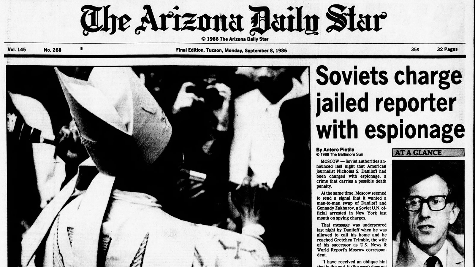 Sept. 8 ӰAV front pages: Tutu becomes archbishop